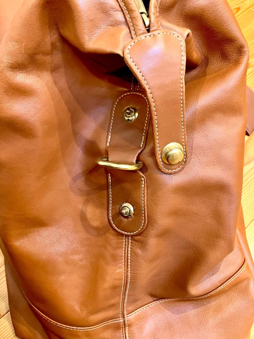 COACH オールドコーチ　ブラウン ボストンバッグ 大きめ 旅行　ショルダー