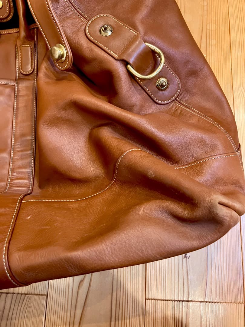 COACH オールドコーチ　ブラウン ボストンバッグ 大きめ 旅行　ショルダー