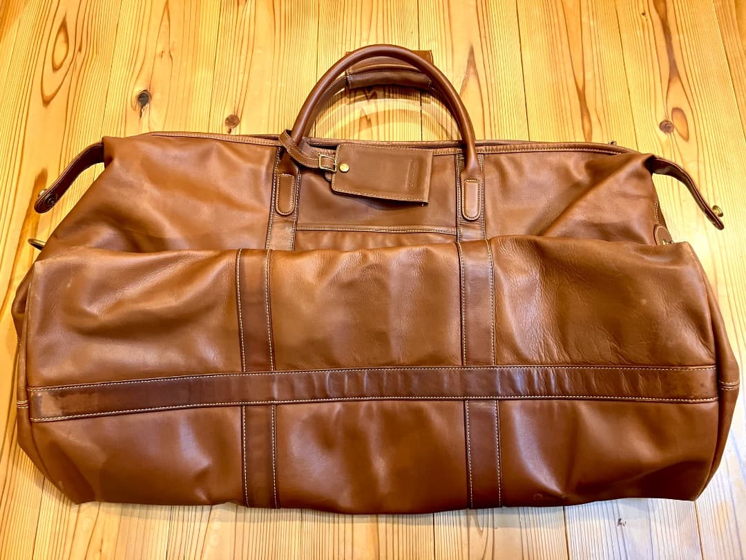 COACH オールドコーチ　ブラウン ボストンバッグ 大きめ 旅行　ショルダー