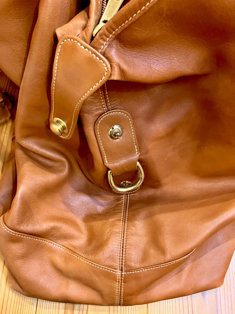 COACH オールドコーチ　ブラウン ボストンバッグ 大きめ 旅行　ショルダー