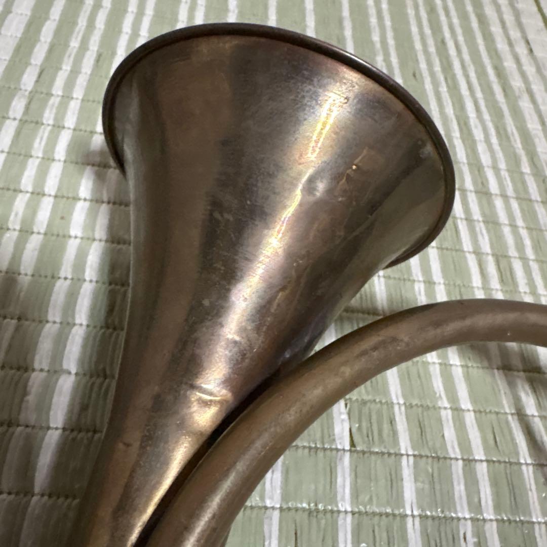 ホルン　ポストホルン　郵便ラッパ　管楽器　吹奏楽　音楽　レトロ　アンティーク