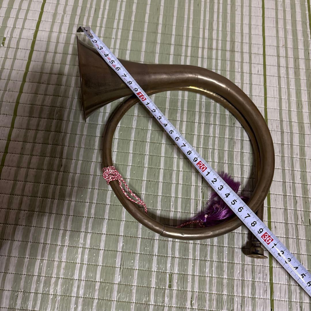 ホルン　ポストホルン　郵便ラッパ　管楽器　吹奏楽　音楽　レトロ　アンティーク