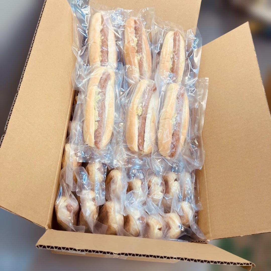 ホットドッグ50本入り　簡単調理！（業務用でも家庭用でも）