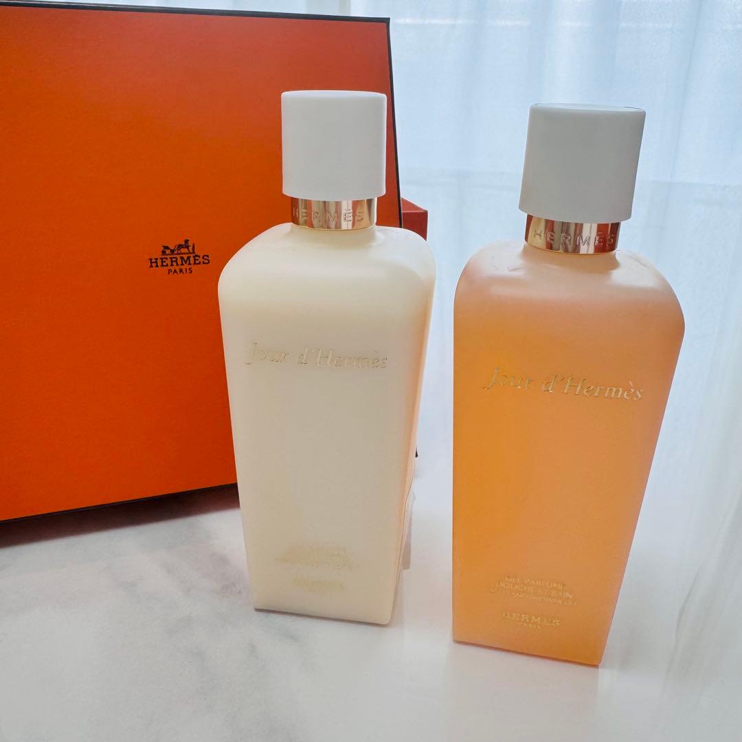 新品未使用 HERMES ジュールドゥエルメス ボディローション シャワージェル