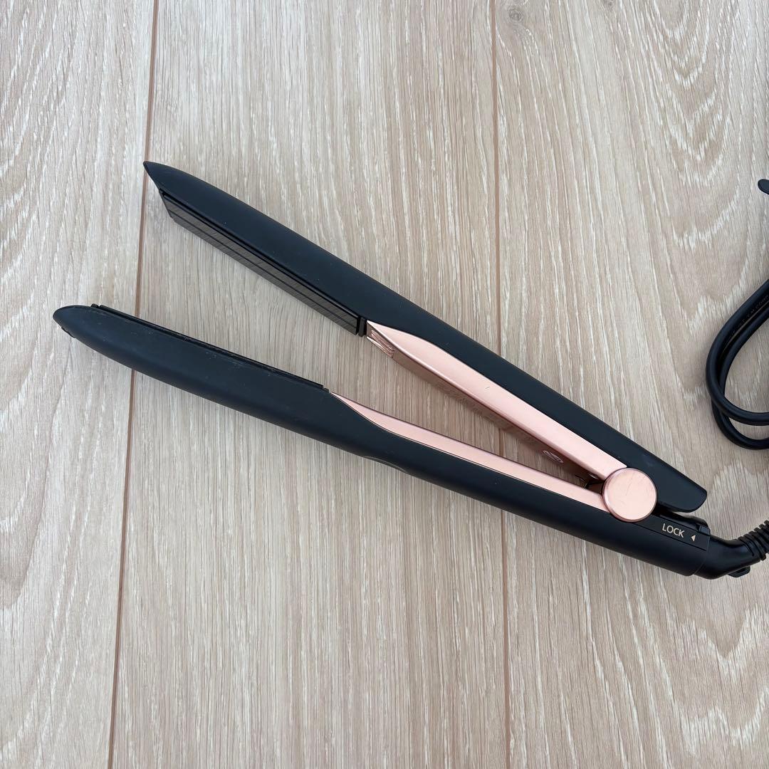 パナソニック ヘアーアイロン ストレート用 ナノケア 黒 EH-HS0E-K