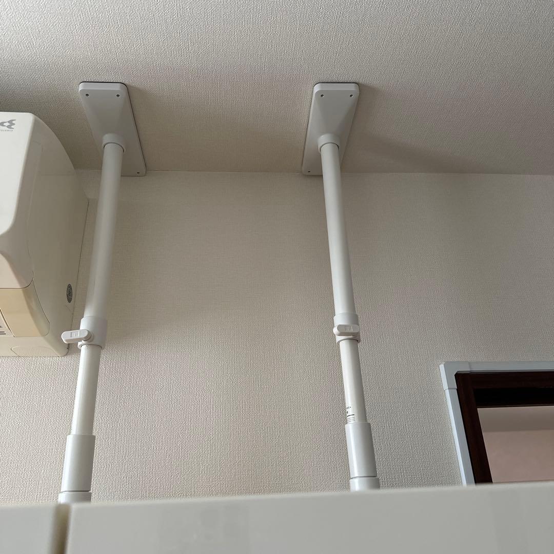 2024年購入　ニトリポルテシリーズ　タワーチェストホワイト 家具転倒防止器具付