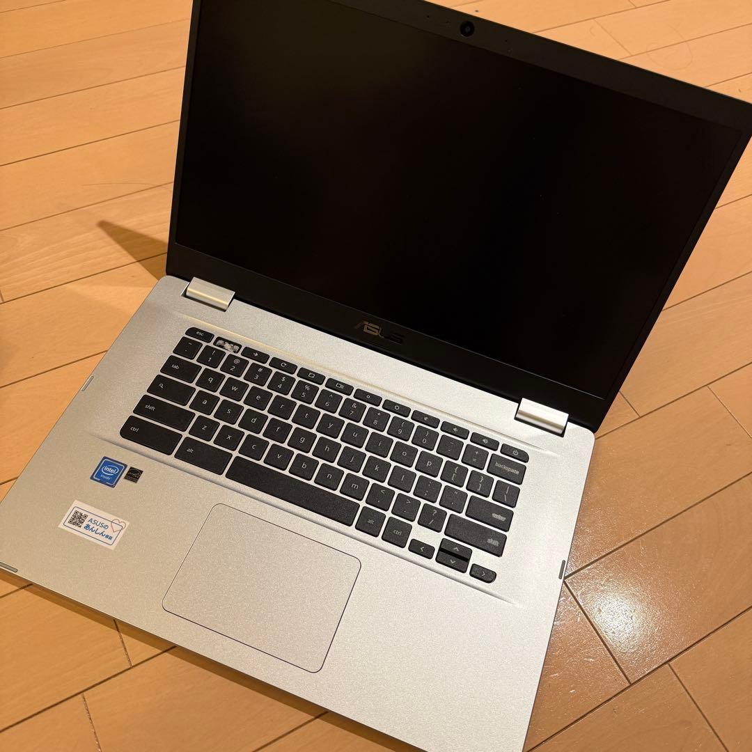 ASUS Chromebook c523n シルバー 本体 付属品付 説明書付