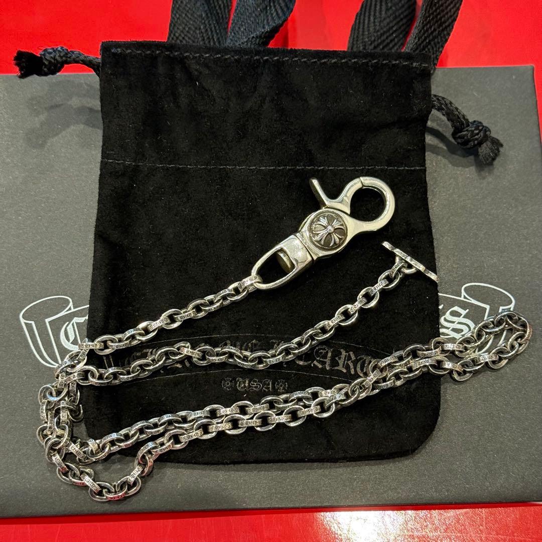 新品 激レア クロムハーツ ペーパーチェーン 1clip ウォレットチェーン