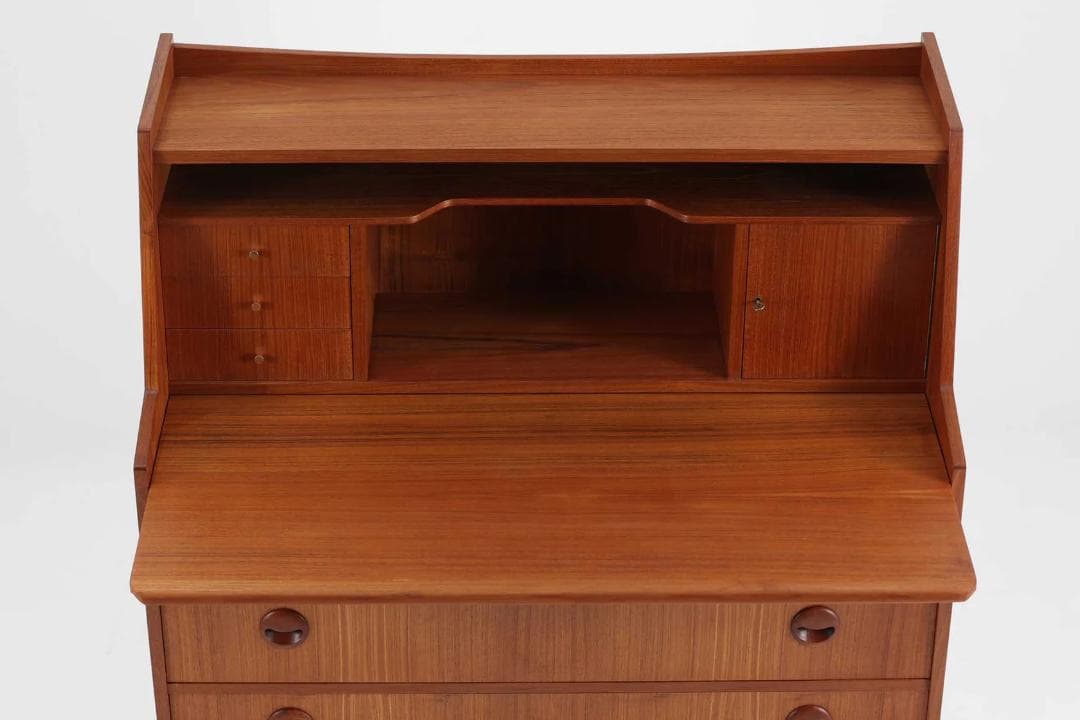 北欧家具 ヴィンテージ デンマーク ライティングビューロ/机　チーク材