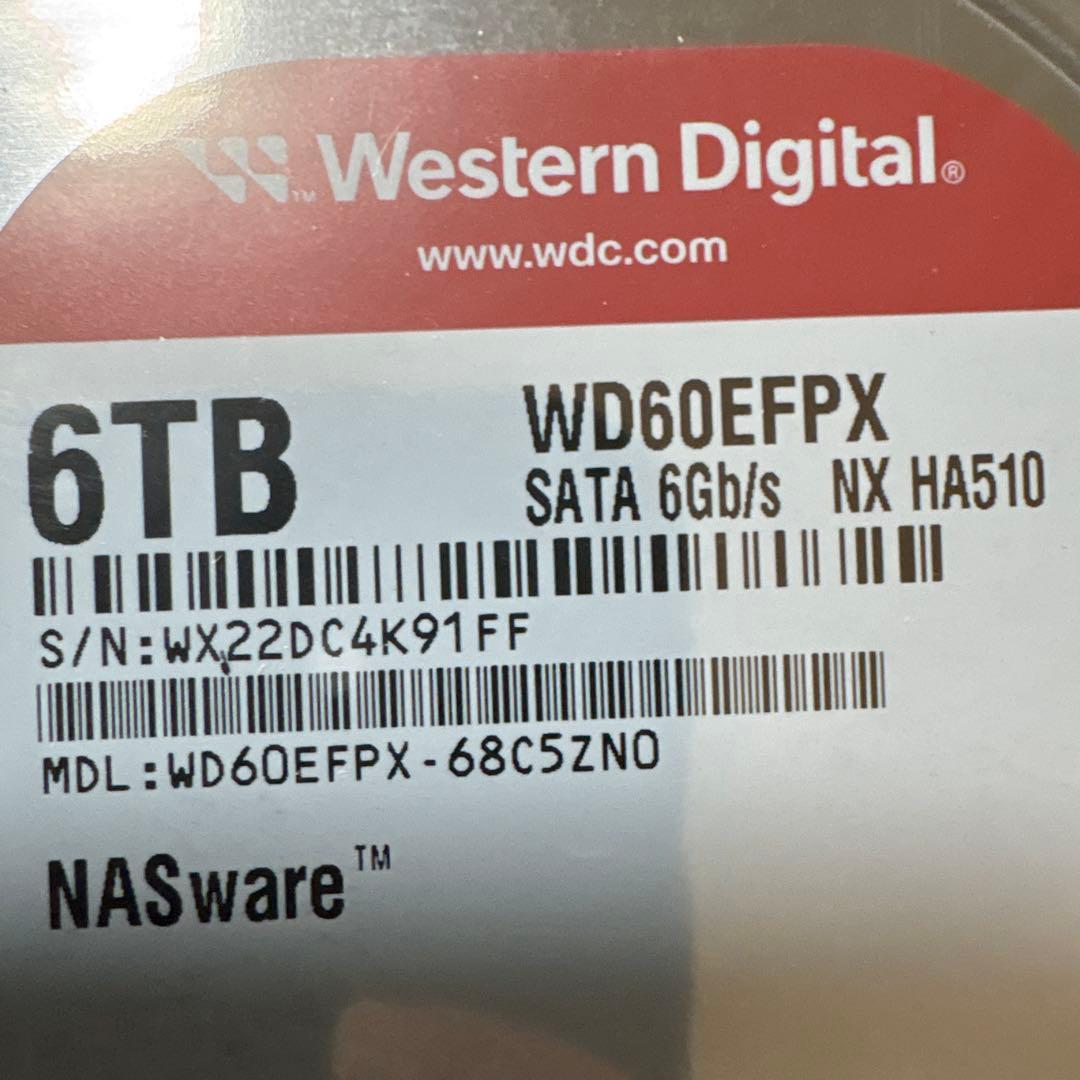 ウエスタン デジタルWDRed®Plus WD60EFPX 6TB 3.5インチ
