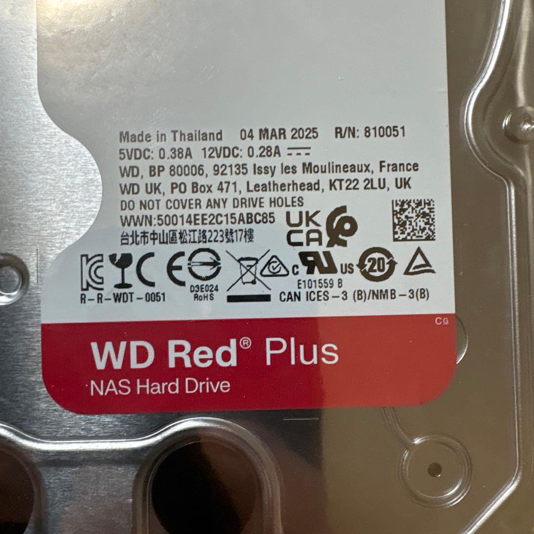 ウエスタン デジタルWDRed®Plus WD60EFPX 6TB 3.5インチ