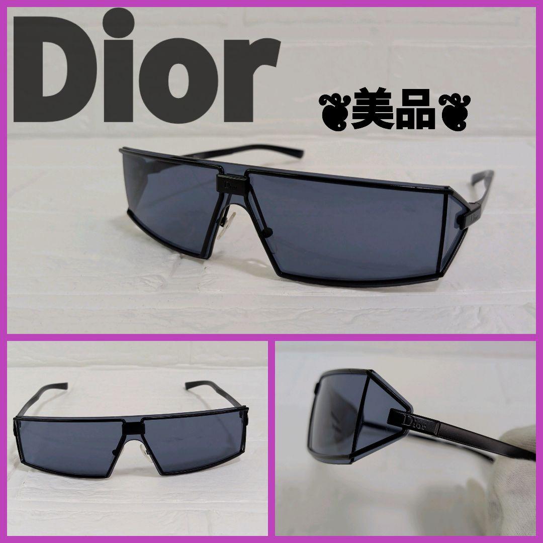 希少モデル✨️　美品　Dior　ジョンガリアーノ期　サングラス　ブラック　Y2K