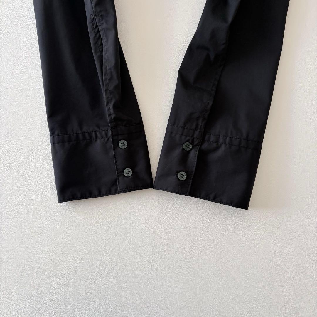 ■美品近年CLANE【定価3万】エンブロイダリーシャツワンピース刺繍マキシ丈黒