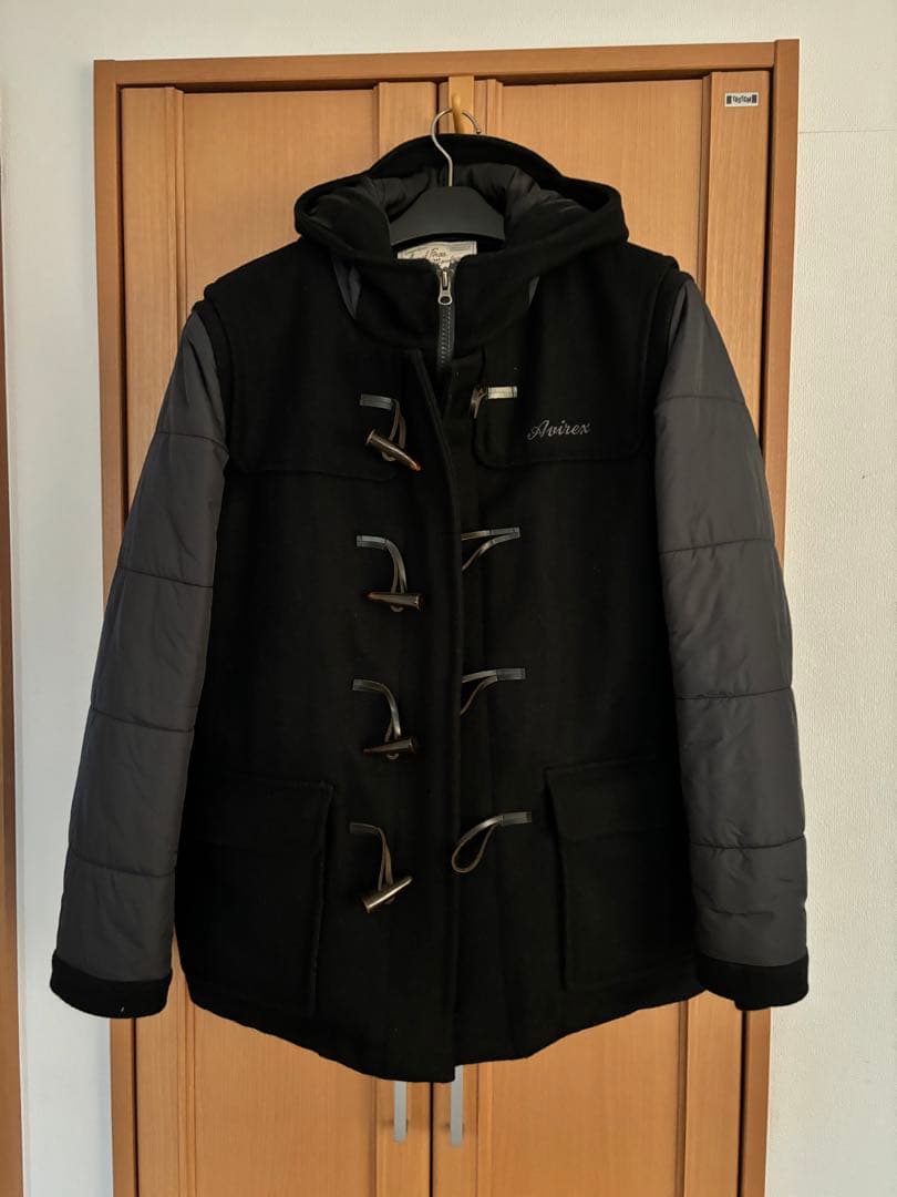 AVIREX ダッフルコート 黒