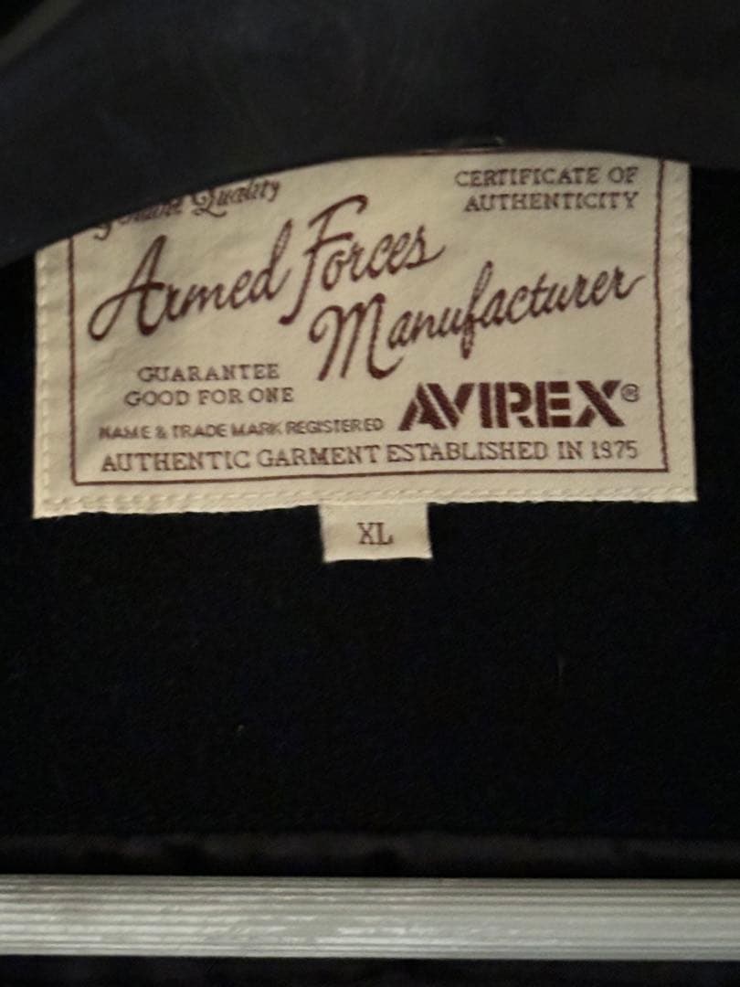 AVIREX ダッフルコート 黒