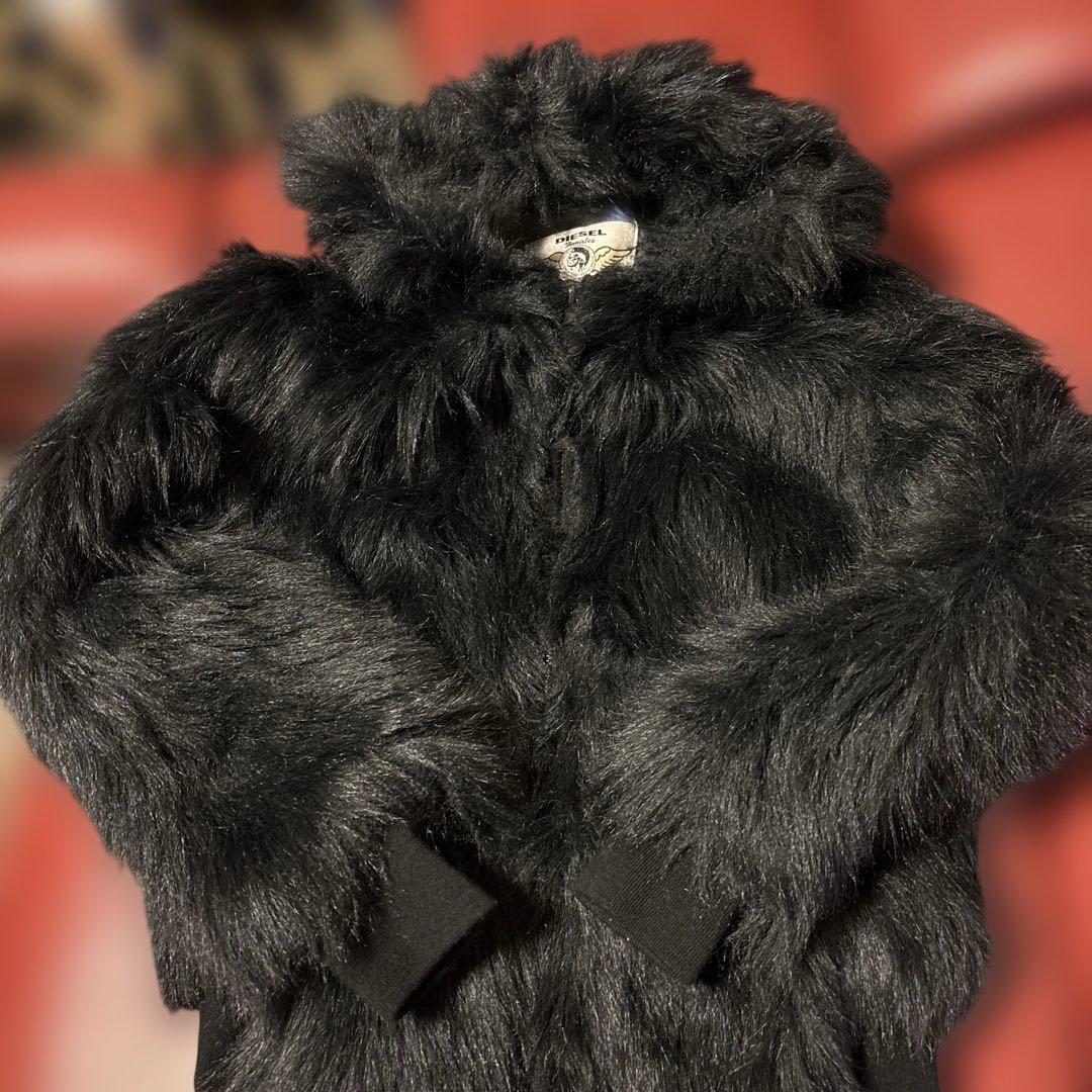 DIESEL 黒 ファーコート