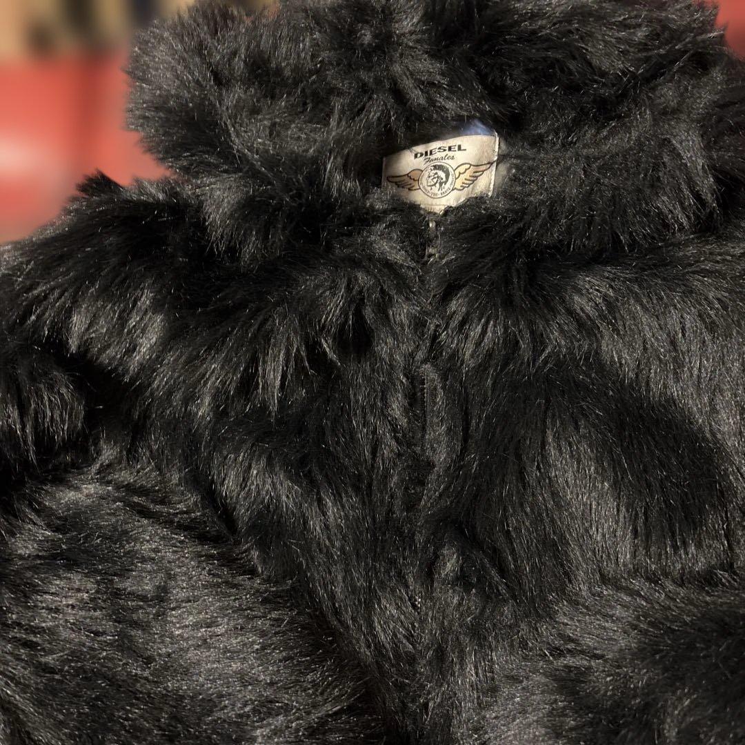 DIESEL 黒 ファーコート