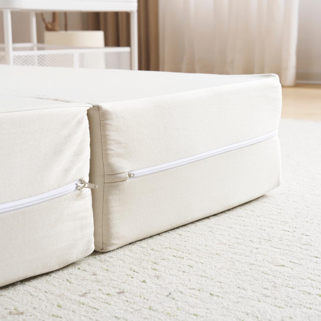 2人掛けソファベッド 組立て不要 フロアソファ コンパクト ローソファ ソファー