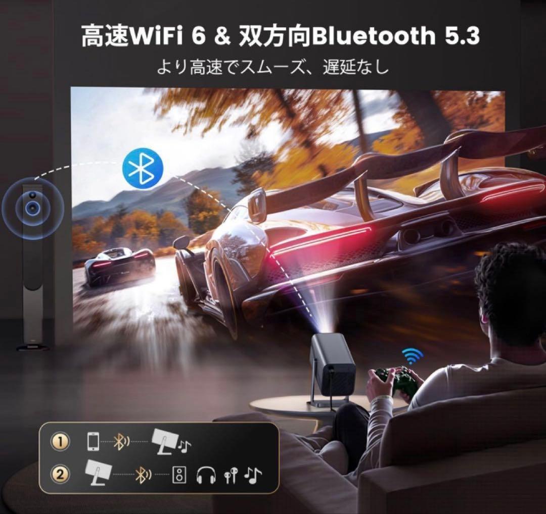 プロジェクター 4k Netflixライセンス&DoIby対応S29