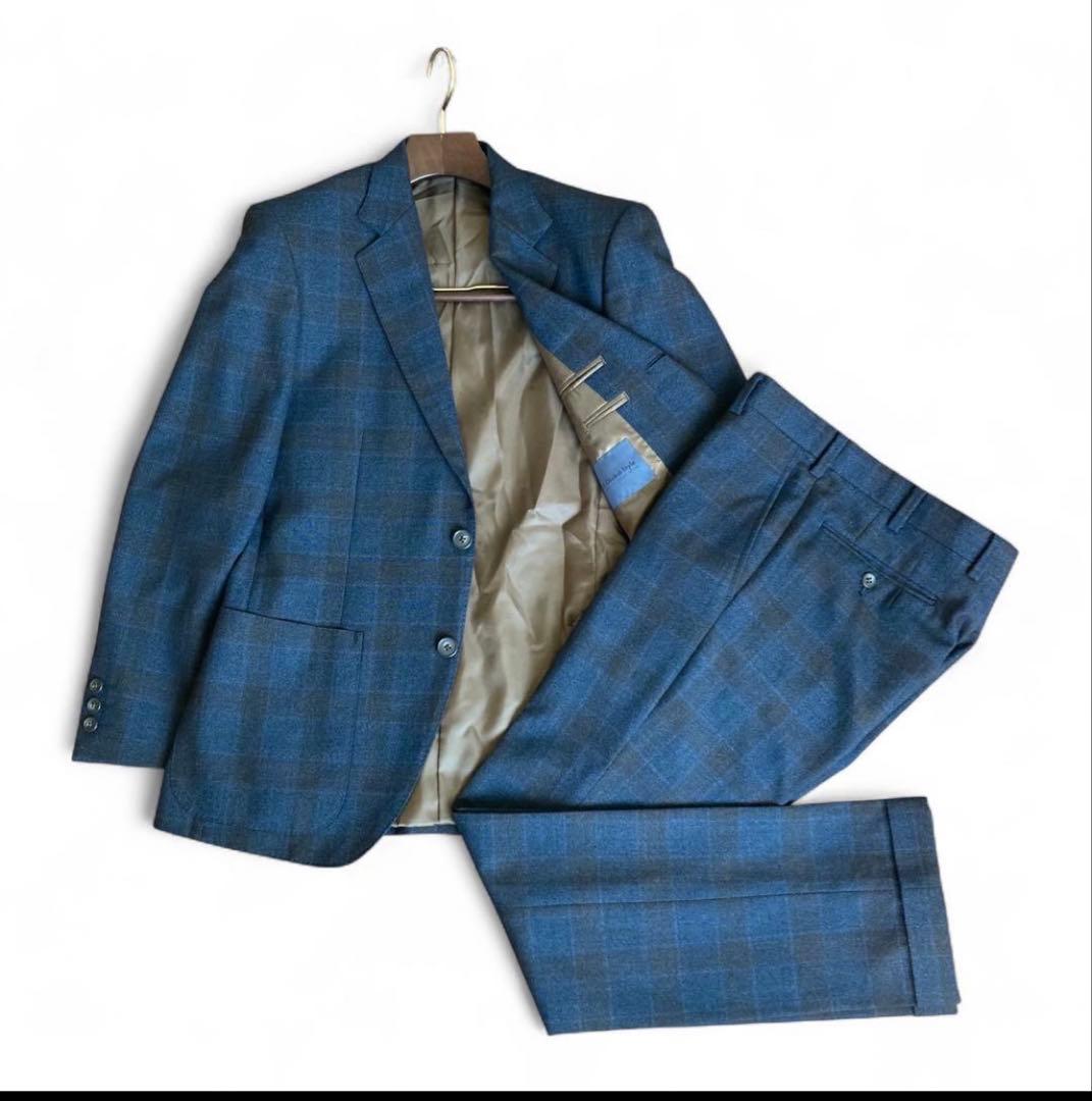 【こー様限定】銀座グローバルスタイル×カルロバルベラ オーダースーツ【極美品】