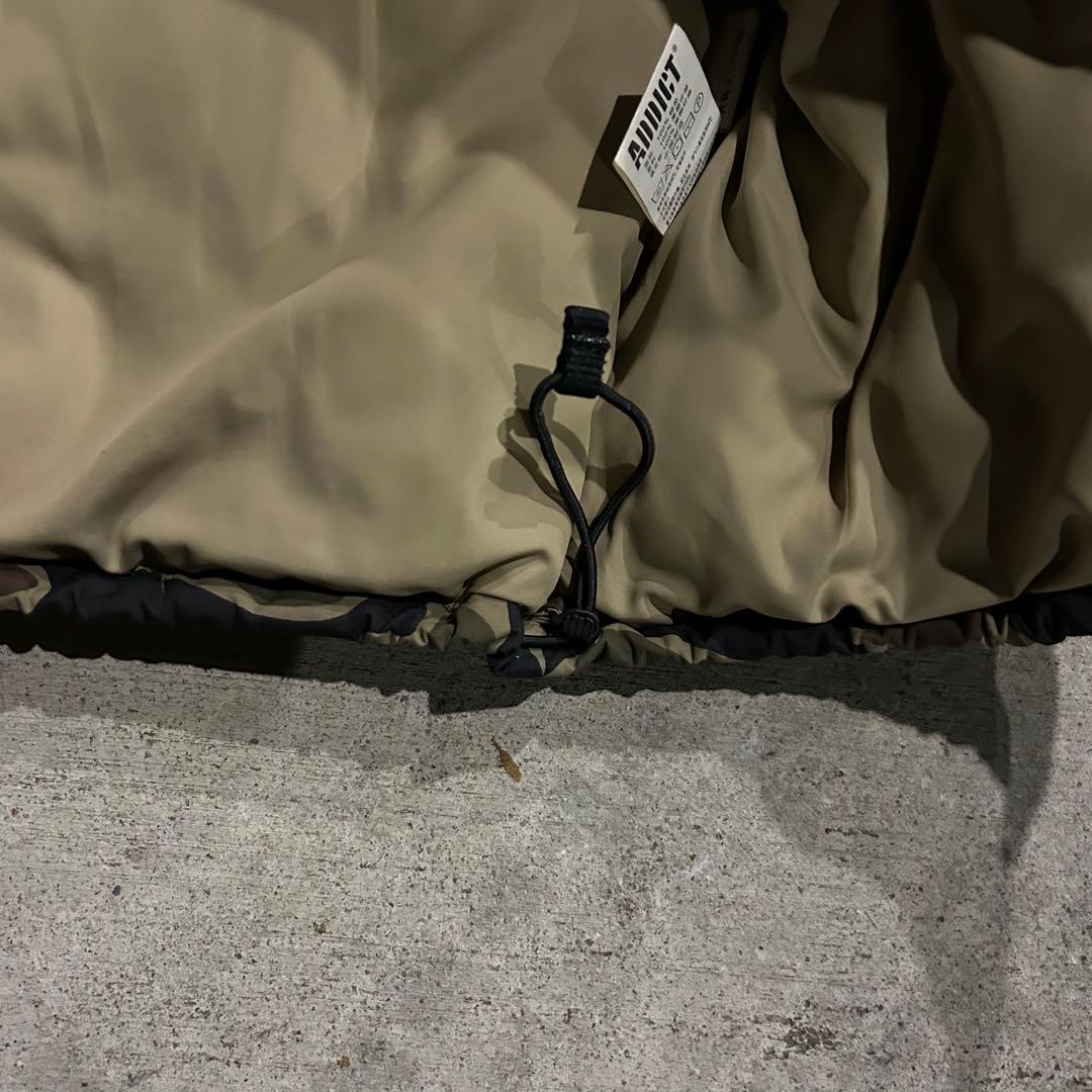 ADDICT 迷彩柄 ダウンベスト