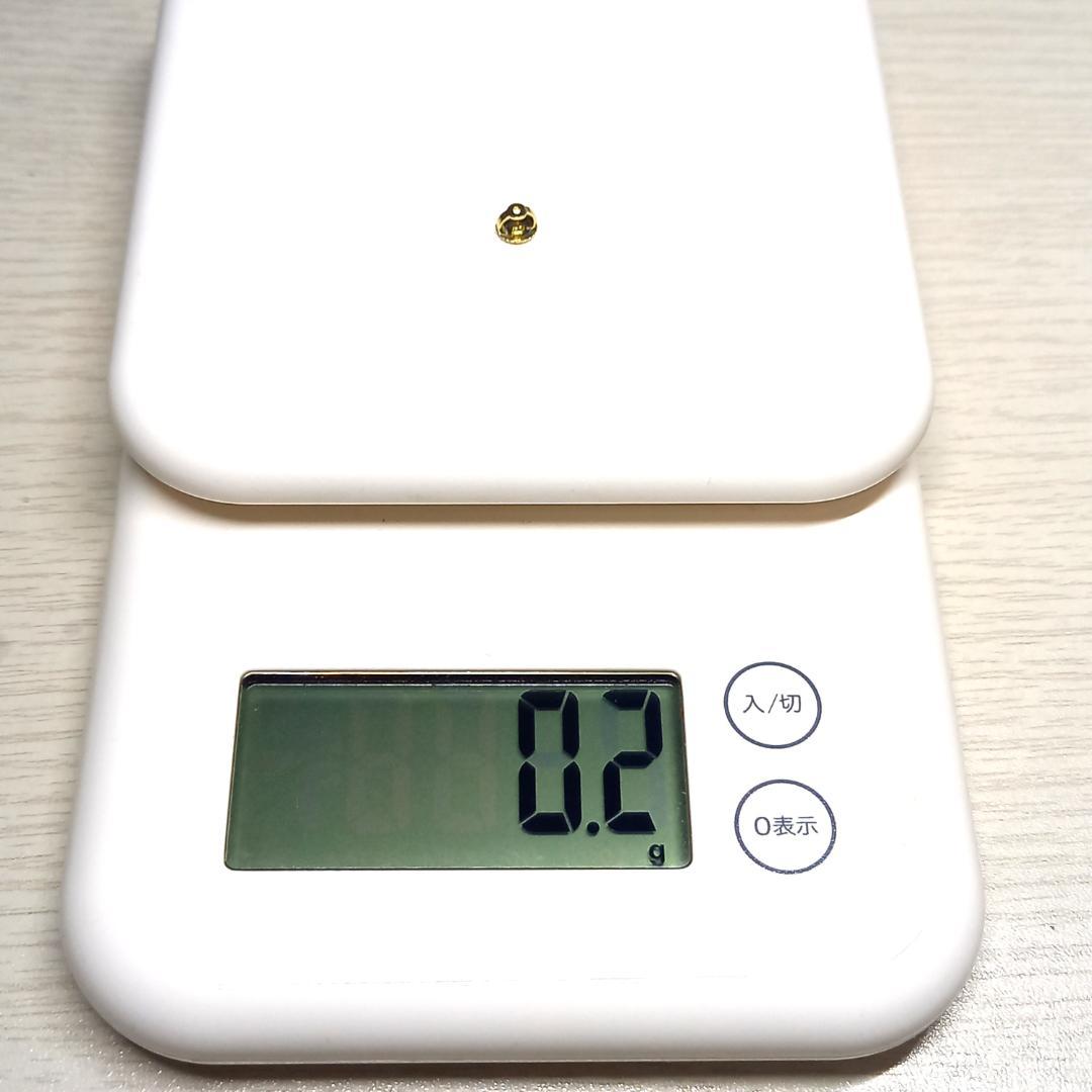 美品 ティファニー ネジ式 ピアス キャッチ 750 k18 YG バイザヤード