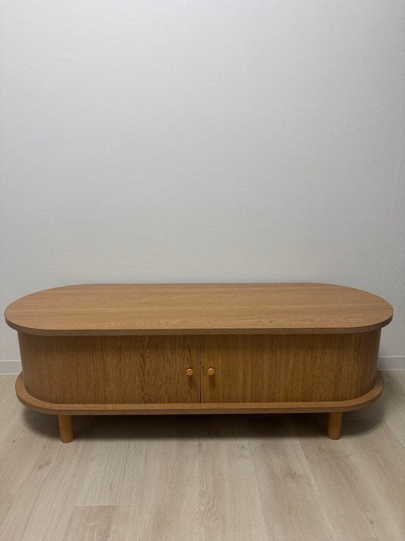 POPROOM 蛇腹ウッドテレビボード R1598 テレビ台　韓国　完売品