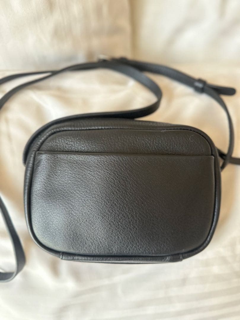 BALENCIAGA カメラバッグ ブラック レザー 保存袋付き
