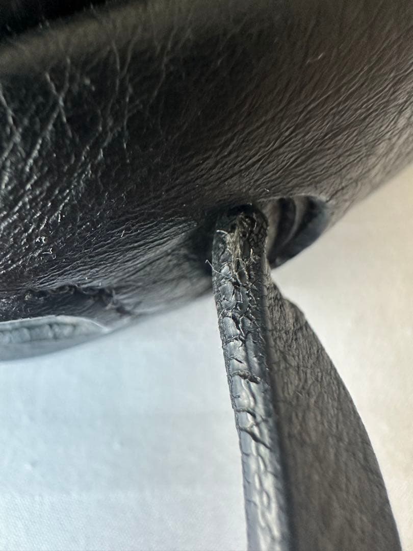 BALENCIAGA カメラバッグ ブラック レザー 保存袋付き