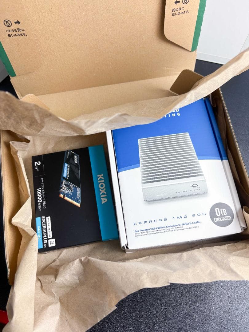 OWC Express 1M2 80G＋キオクシア SSD 2TB 外付け