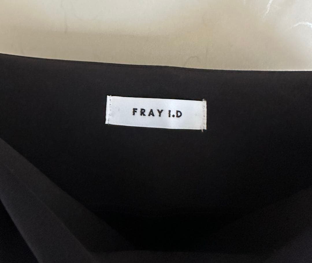 FRAY.ID キャミソールラップドレス　ブラック