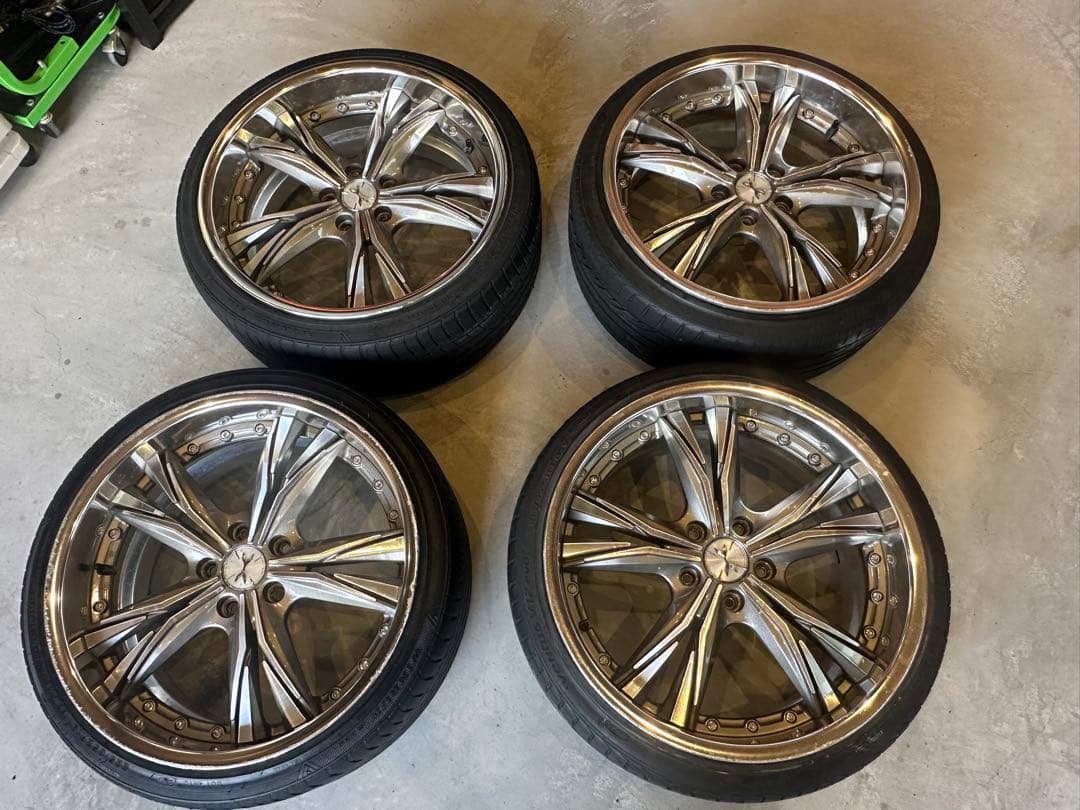 19インチ 5本スポークホイールセット