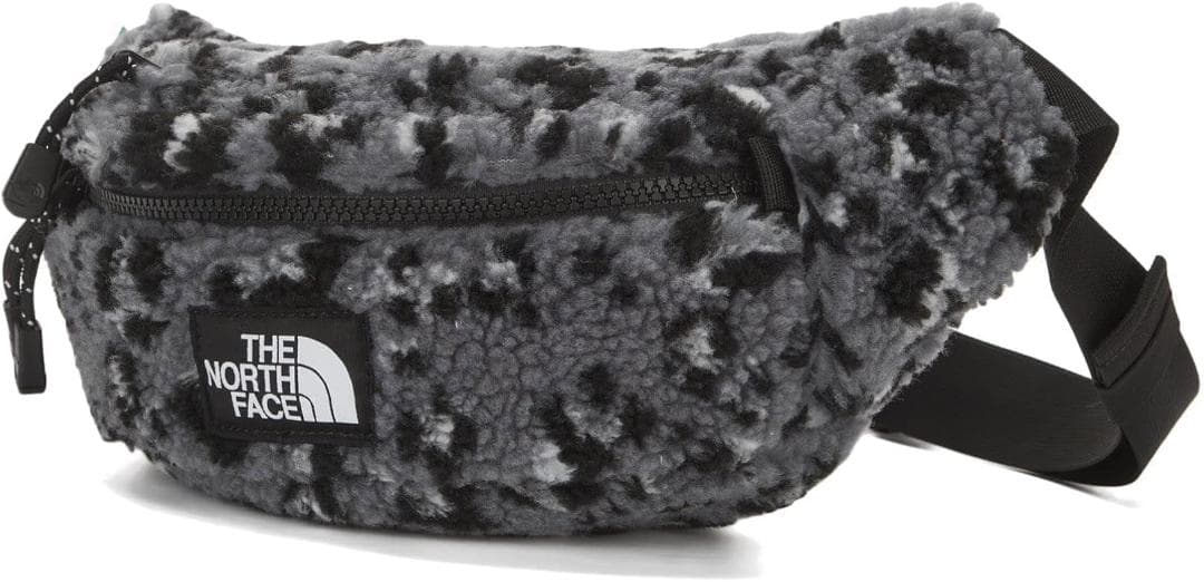 海外！ノースフェイス　ボディバッグ　ショルダーバッグ　レオパード柄　チャコール