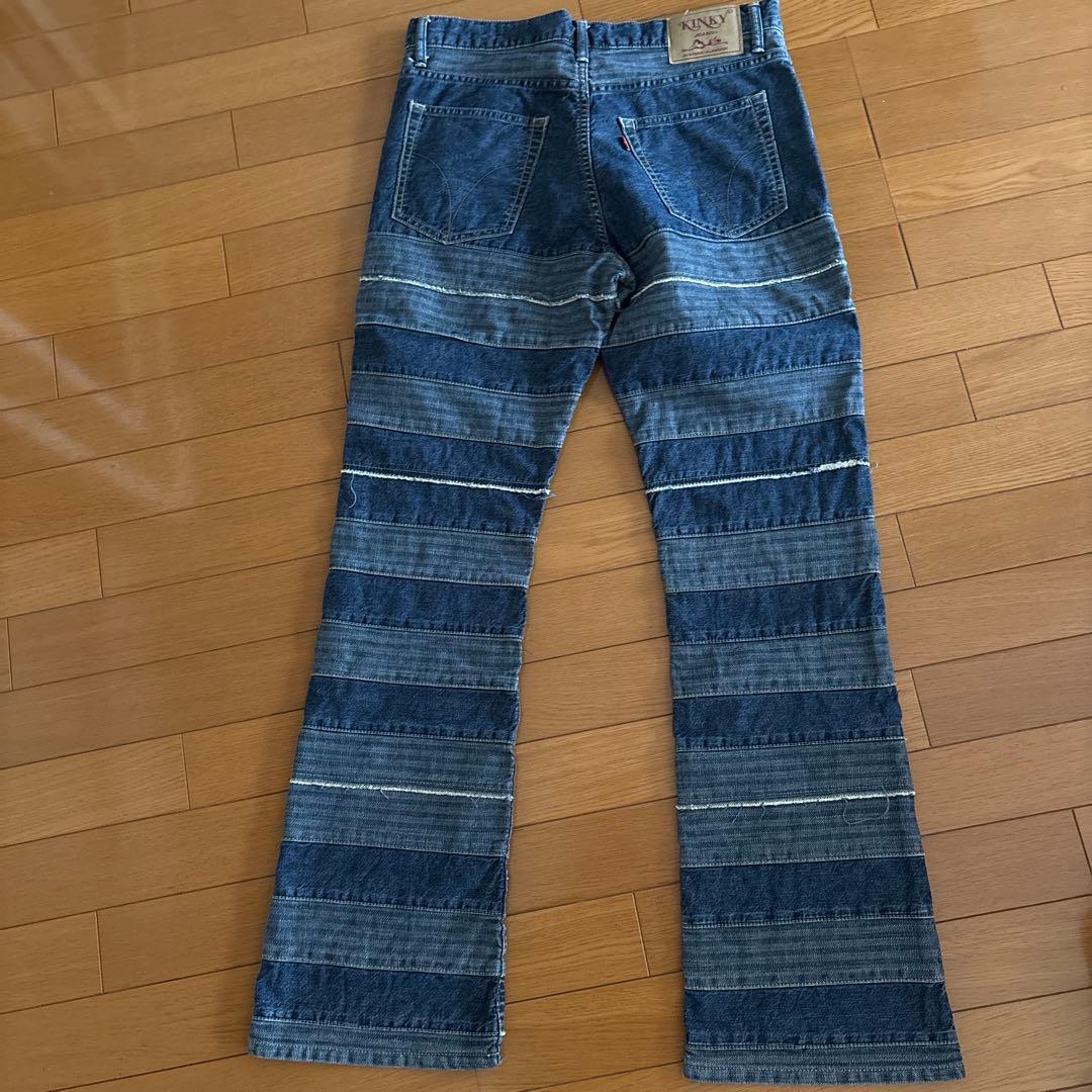 ヒステリックグラマー ブーツカット ウミヘビ デニム31 ストレッチフレアデニム