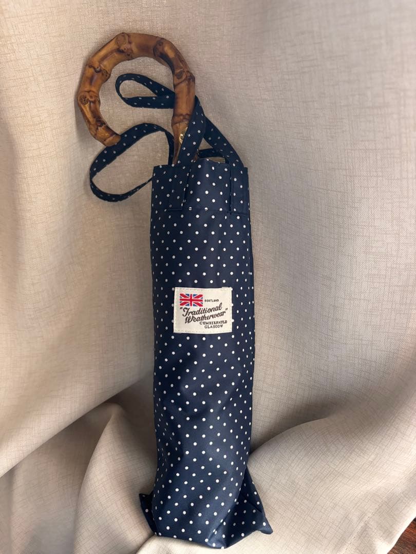 traditional Weatherwear 折り畳み傘 ドット