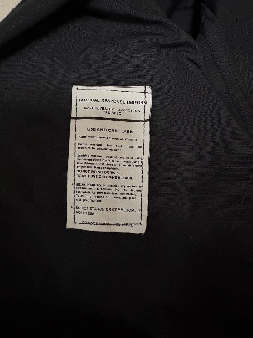 美品　TRU-SPEC テクニカルジャケット ブラック
