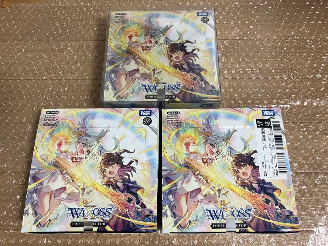 WIXOSS ウィクロス FORTH SELECTOR 初回版 未開封 3BOX