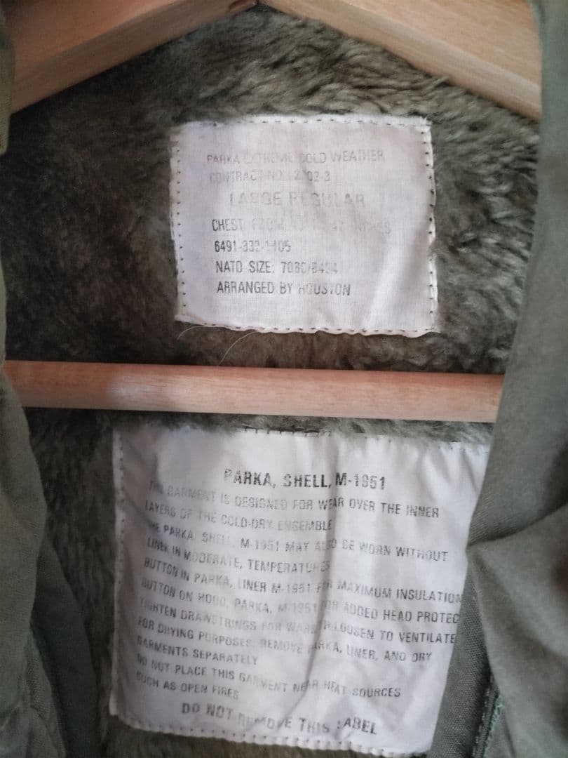 Ｍ51フィッシュテールパーカー　L