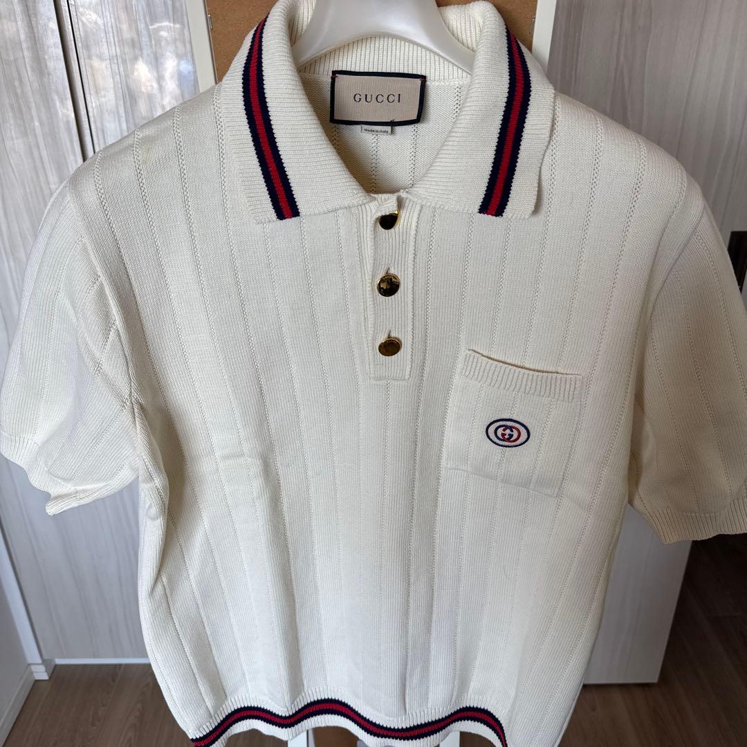 GUCCI ニットポロシャツ
