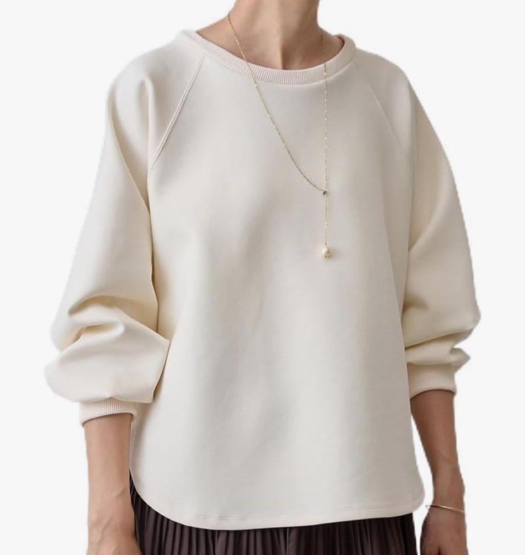 【24AW極美品】BEARDSLEY ダンボールサークルプルオーバー アイボリー