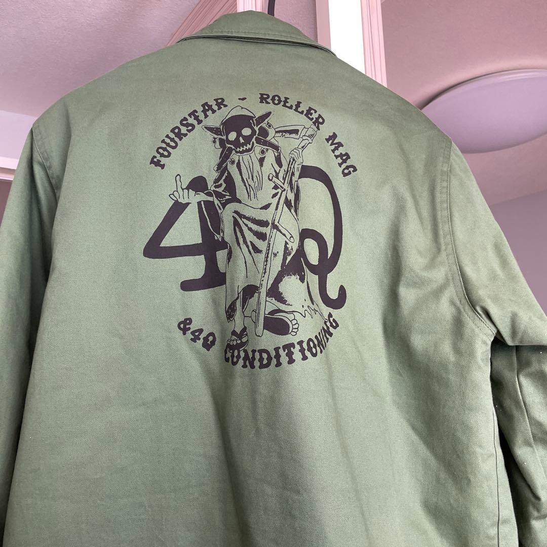 FOURSTAR ミリタリージャケット オリーブグリーン