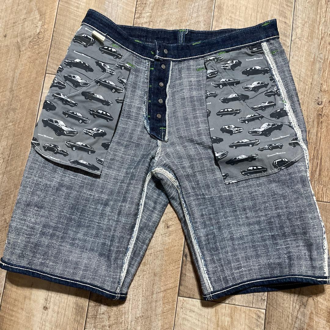 サムライジーンズ　ハーフパンツ