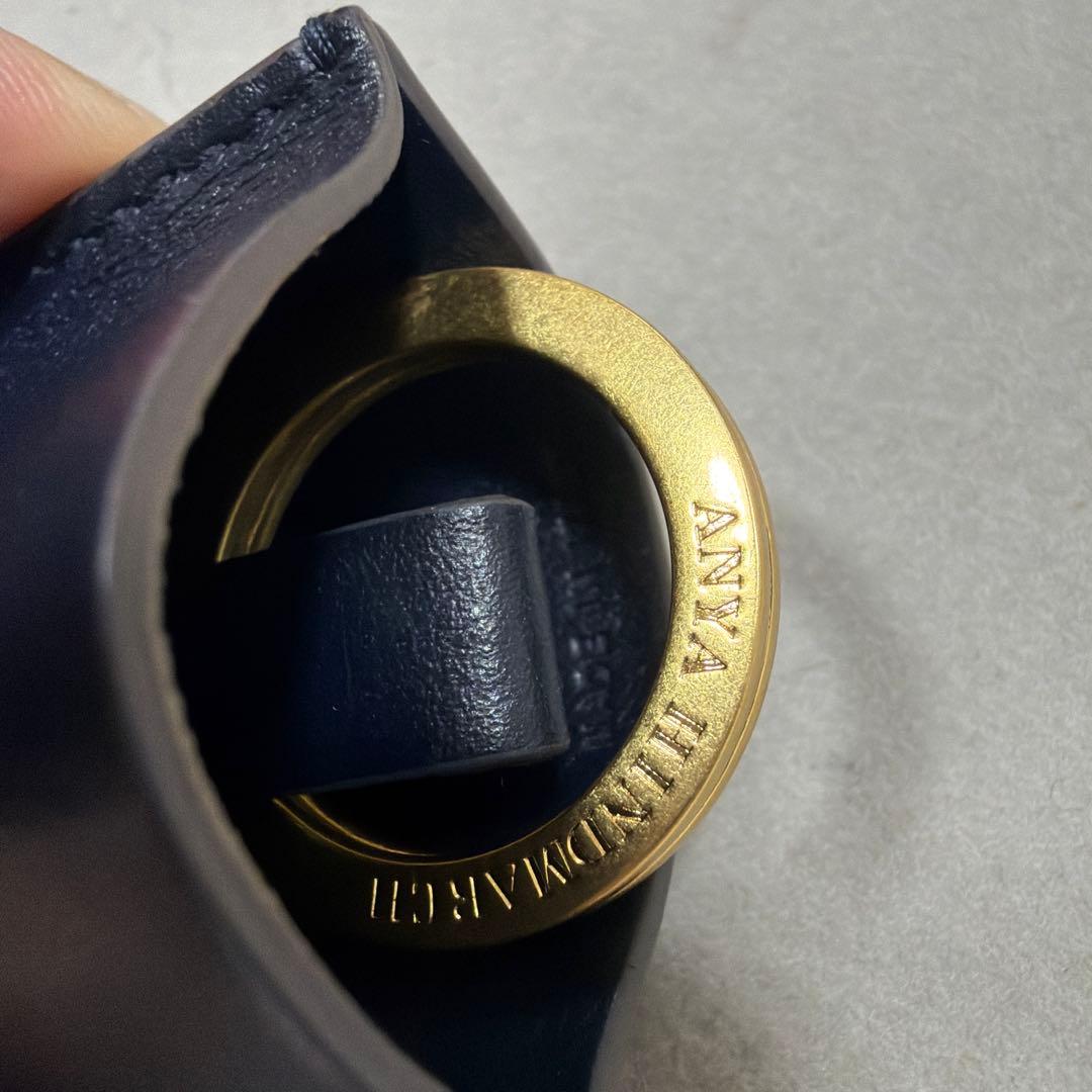 希少 ANYA HINDMARCH アニヤハインドマーチ レザー チャーム