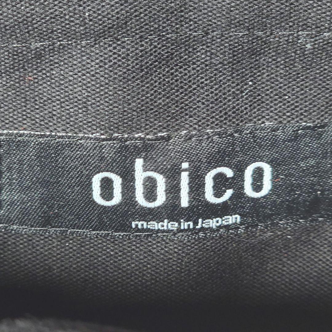 極美品・ほぼ未使用★obico 帯リメイク ボディバッグ 鶴 牡丹 金糸 日本製