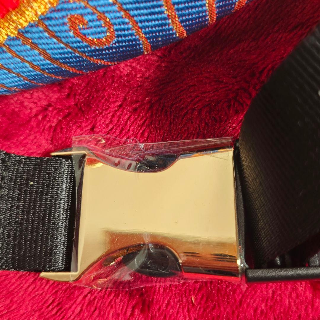 極美品・ほぼ未使用★obico 帯リメイク ボディバッグ 鶴 牡丹 金糸 日本製