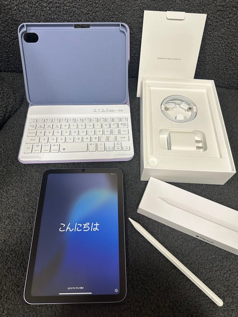 美品 ipad mini第6世代 Wi-Fi パープル 64gb フルセット