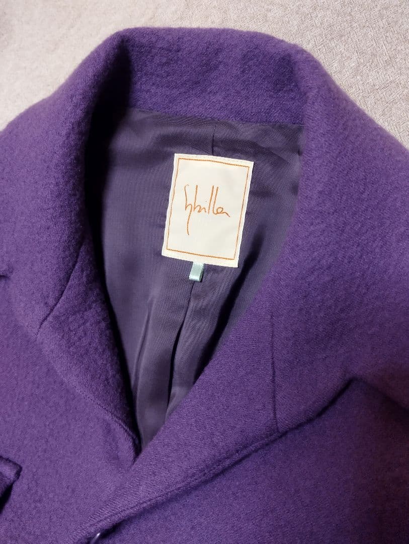 Sybilla（シビラ）4ポケットウールメルトンジャケット♪コートとしても