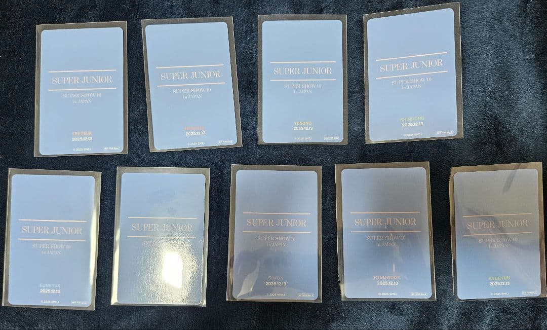 SUPER JUNIOR スパショ10 12/13 アプグレトレカ 9人セット