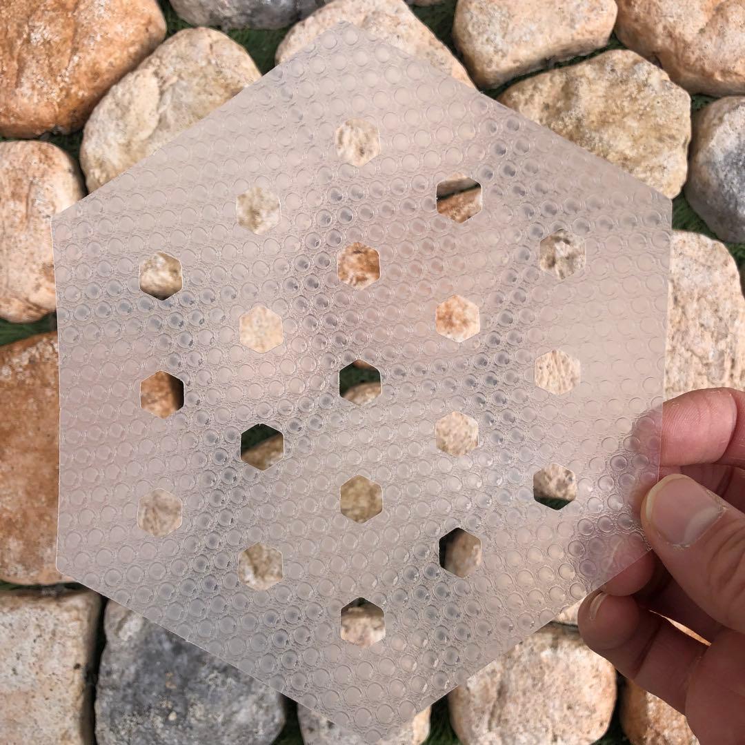 【新作穴あきver. 】即発送！66枚(ハーフ12枚)ホワイトホールデッキパッド