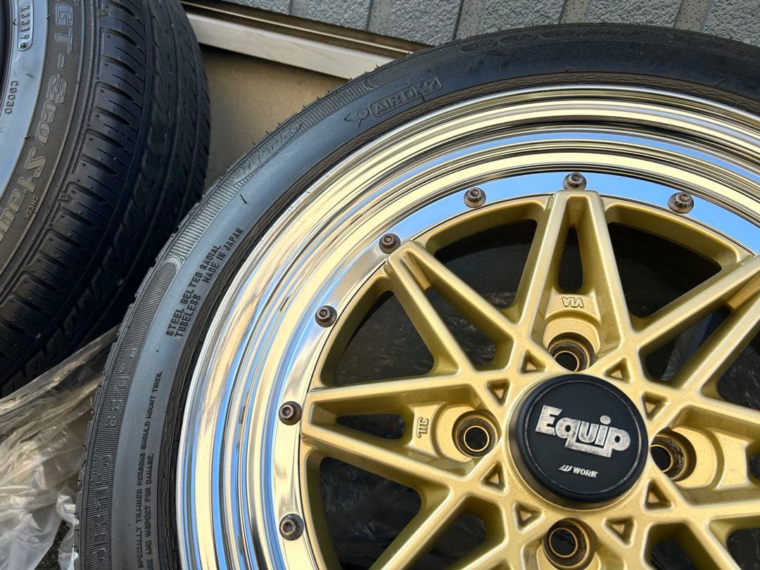 WORK EQUIP 03 15インチ 4H100 エクイップ（再値下げ）